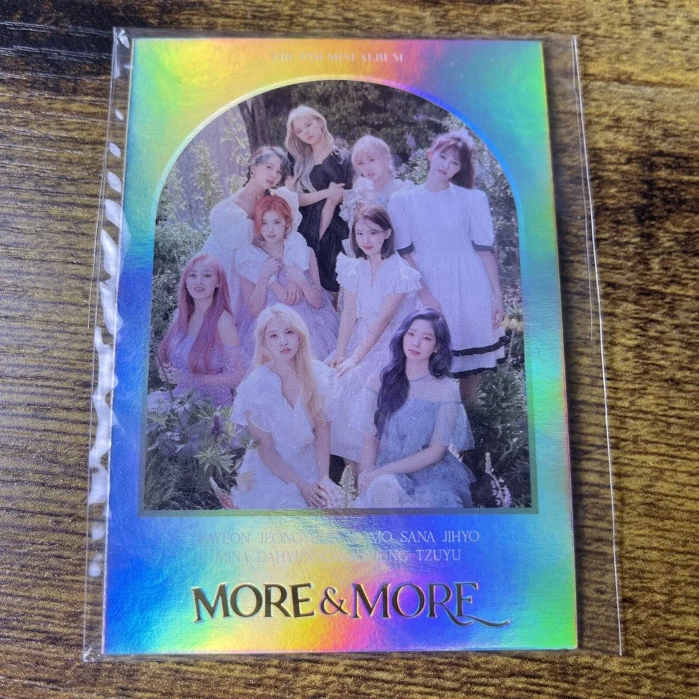 Twice More And More Holographic Group Photocard Offical